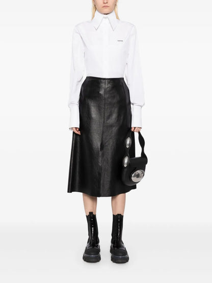 High-Neck Collar Shirt