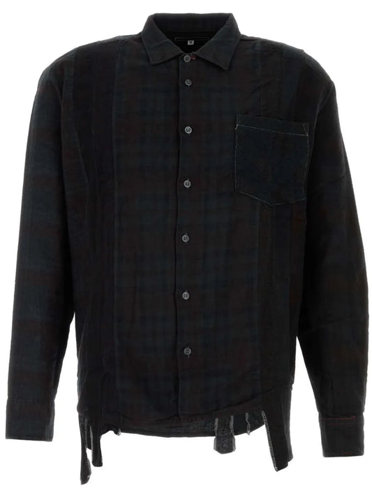 Embroidered Flannel Shirt