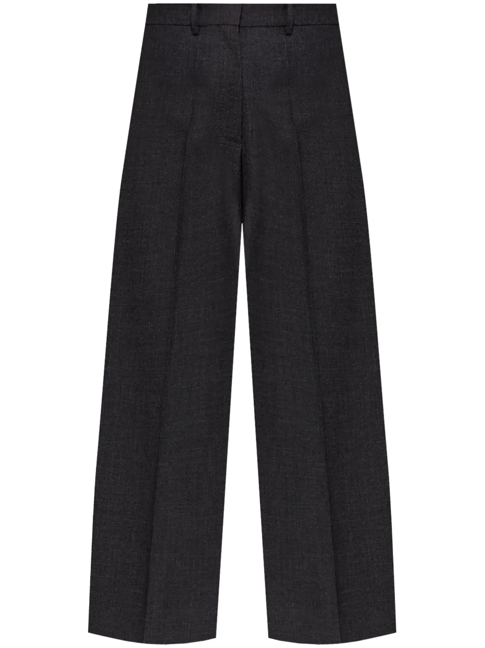 Wool Wide-Leg Trousers
