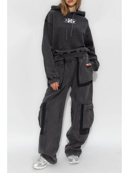 Blade-Logo Cotton Hoodie