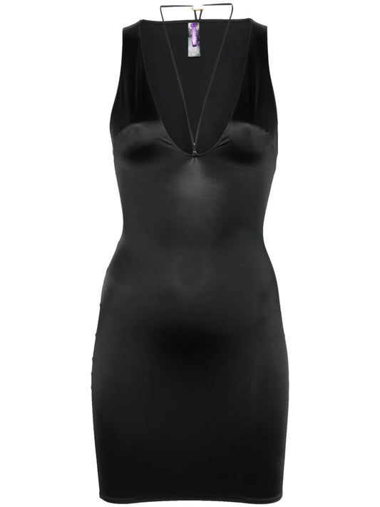 V-Neck Mini Dress