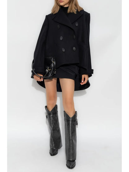 Asymmetric Wool Jacket