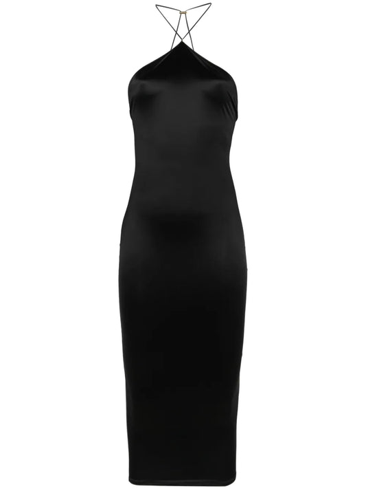 Open-Back Midi Dress