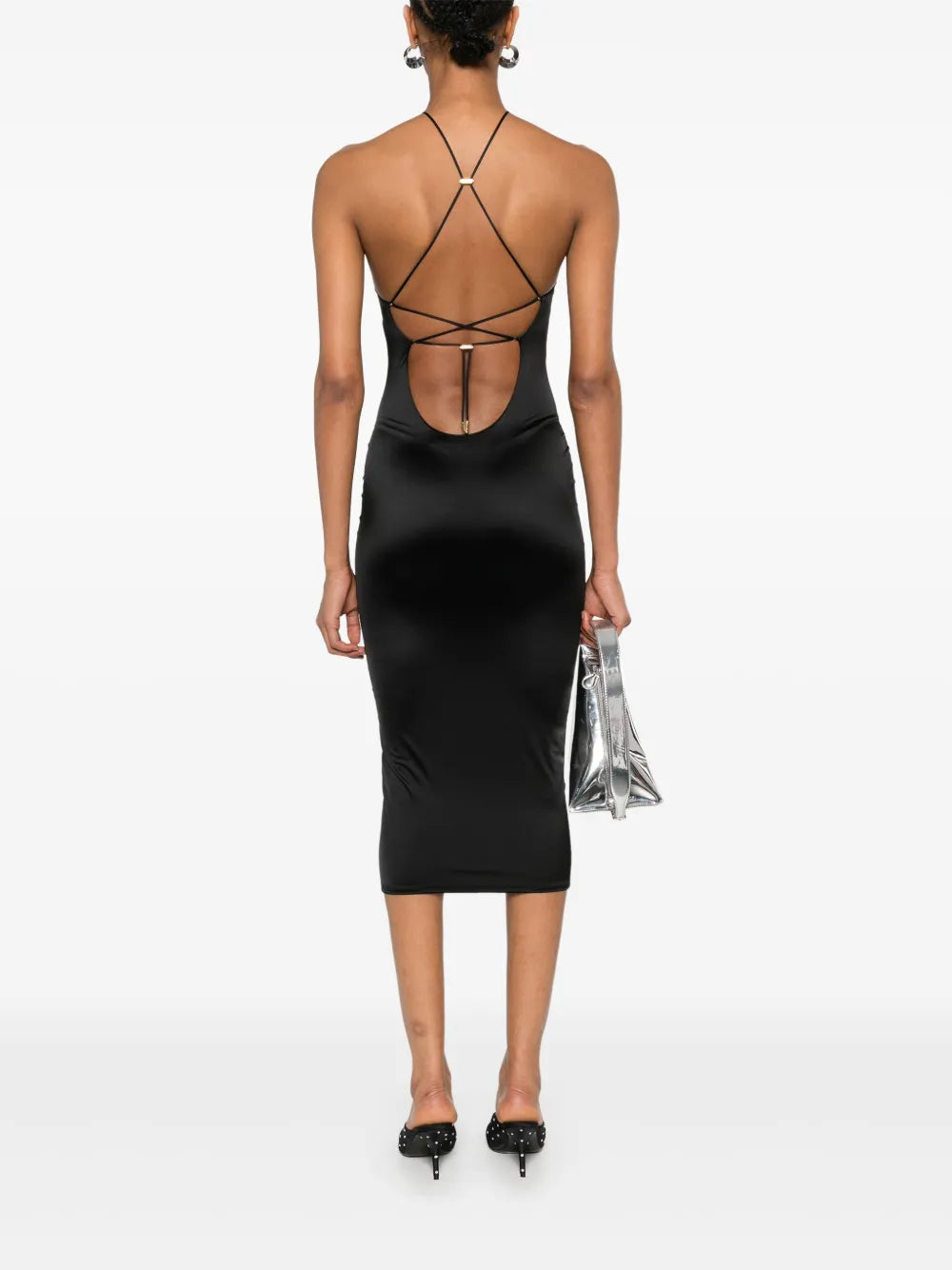 Open-Back Midi Dress