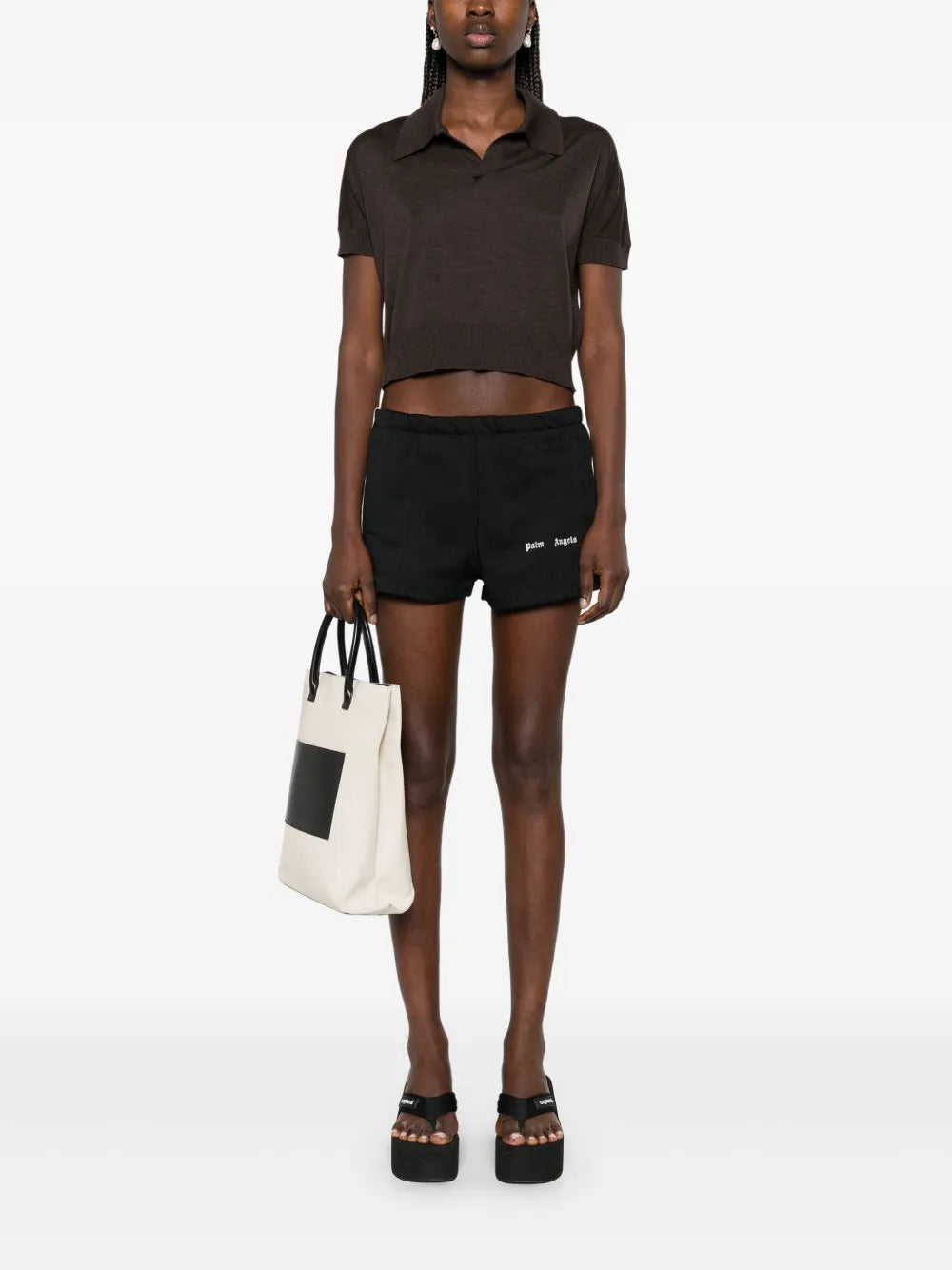 Logo-Print Track Shorts