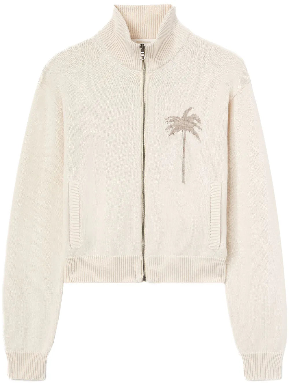 Palm Tree Knitted Track Top