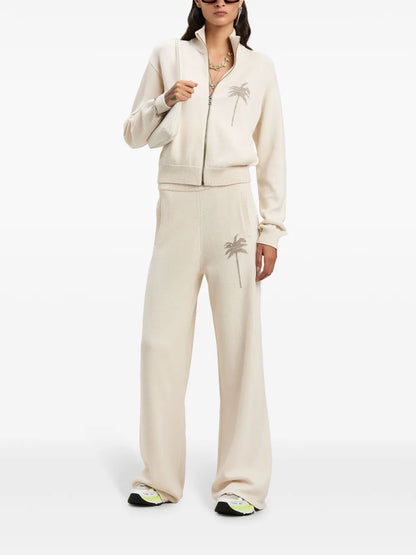 Palm Tree Knitted Trousers