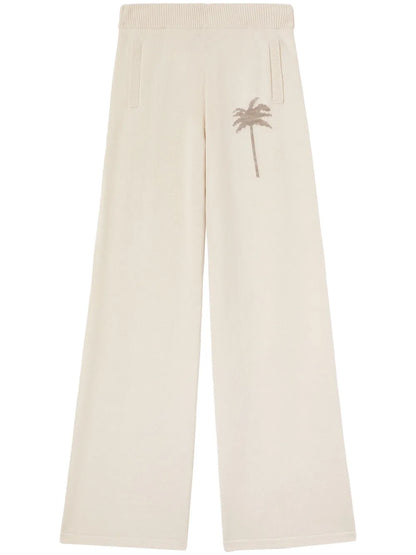 Palm Tree Knitted Trousers