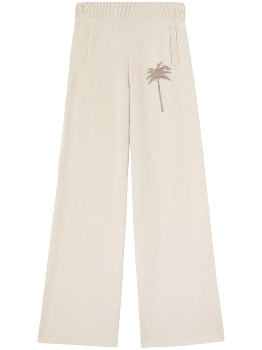 Palm Tree Knitted Trousers