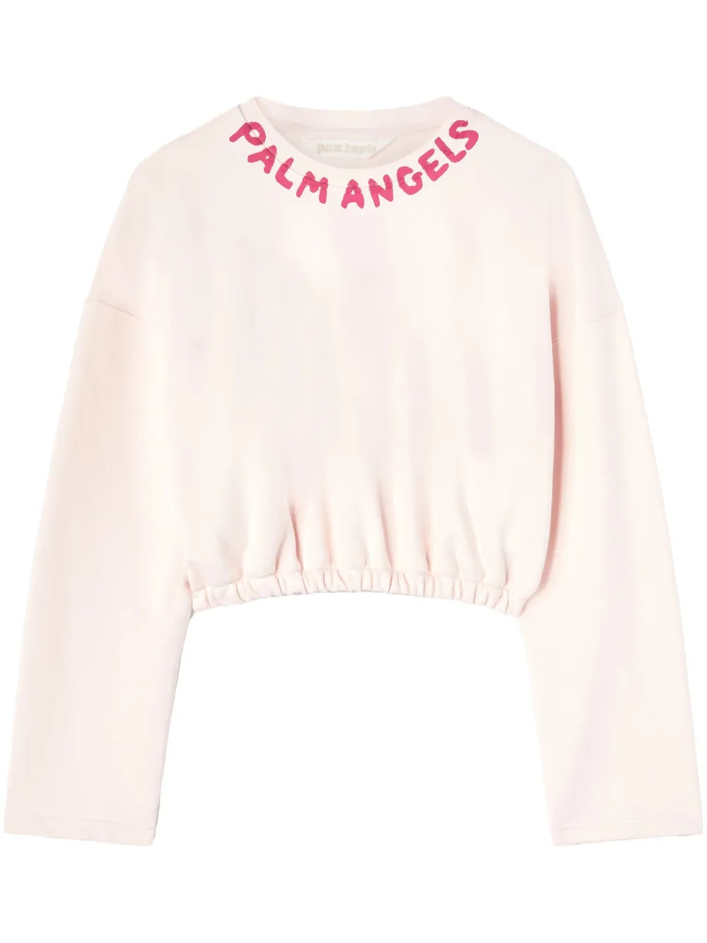 Logo-Print Cotton Crop Top