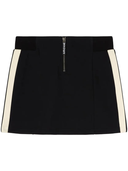Side-Stripe Mini Skirt