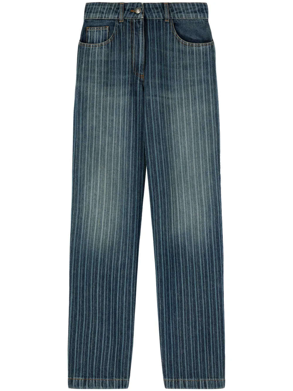 Pinstriped Jeans