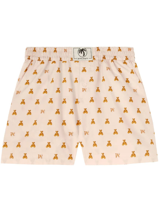 Mini Bear Monogram Shorts