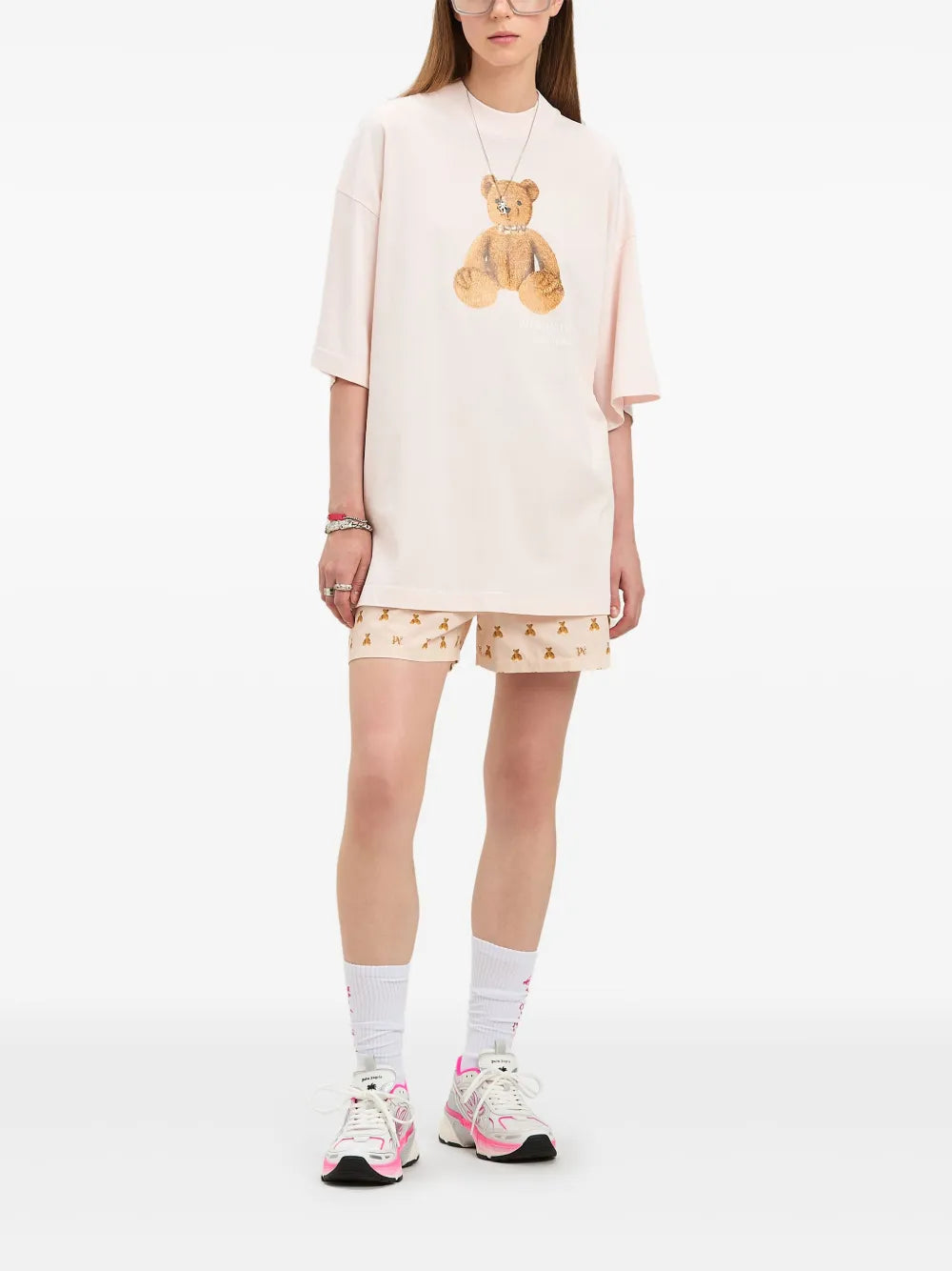 Mini Bear Monogram Shorts