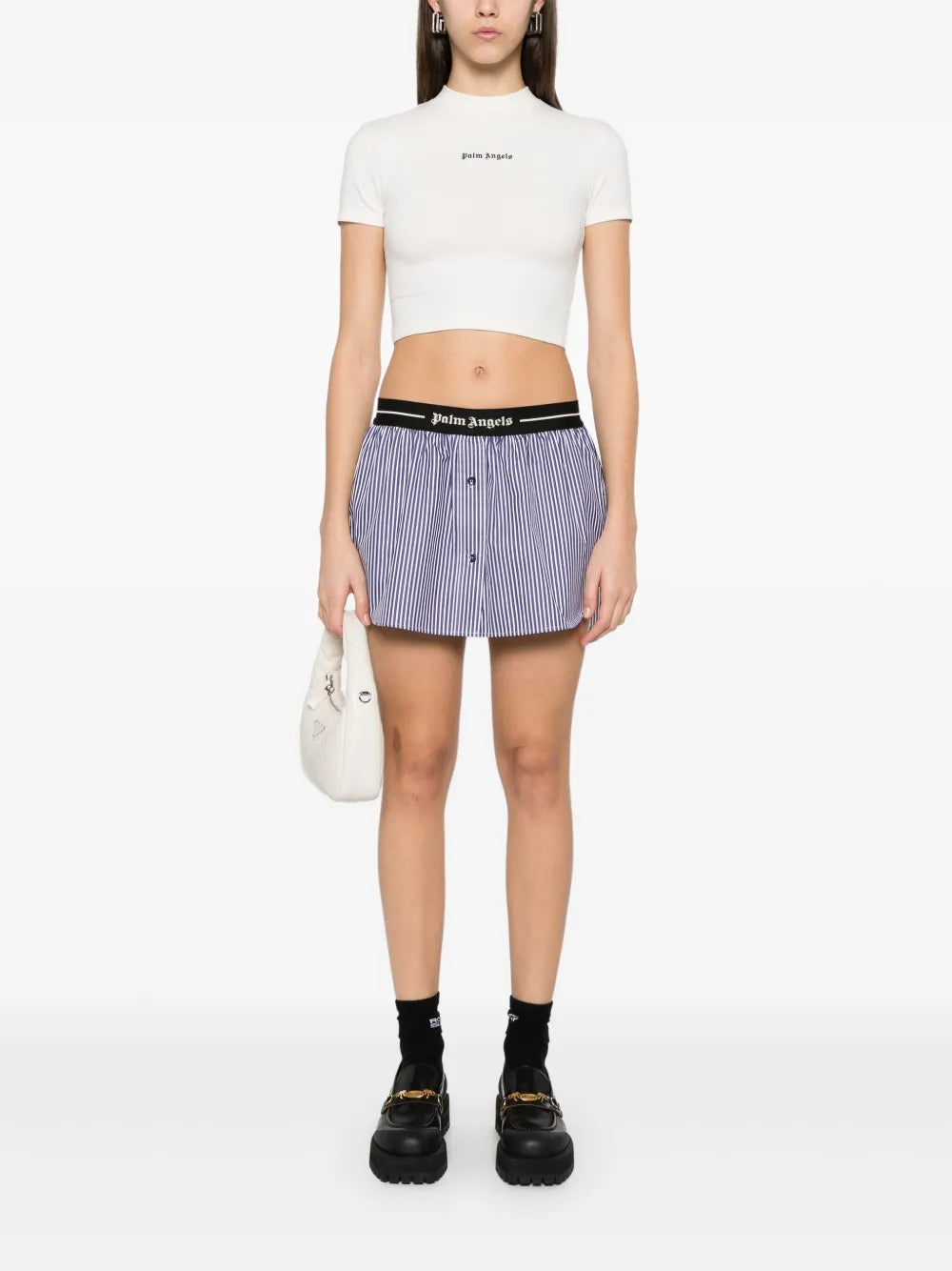 Striped Mini Skirt