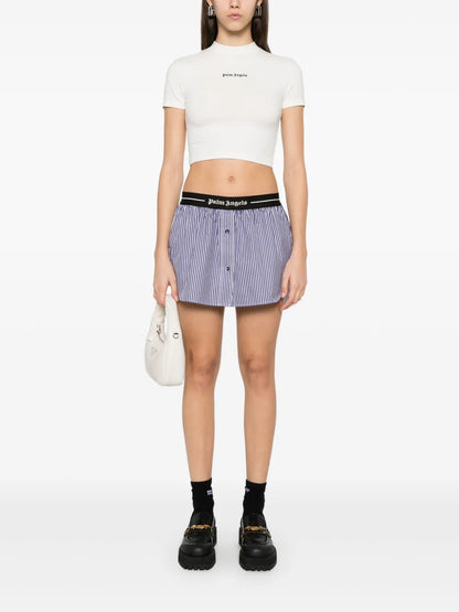 Striped Mini Skirt