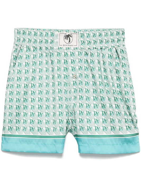 Monogram-Print Shorts