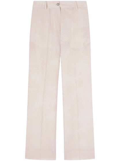 Palms-Jacquard Trousers