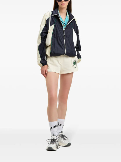 Curved Logo Windbreaker