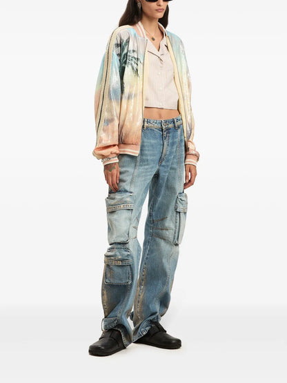 Sunrise Palm Bomber Jacket