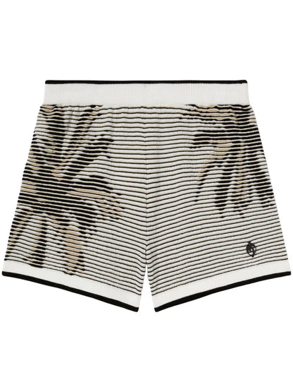 Palms-Jacquard Kniited Shorts