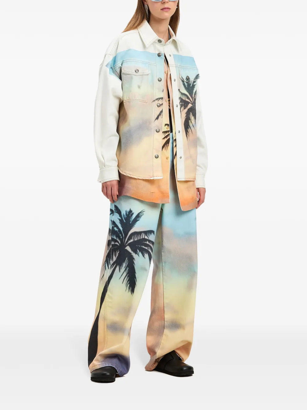 Sunrise Palm Jeans