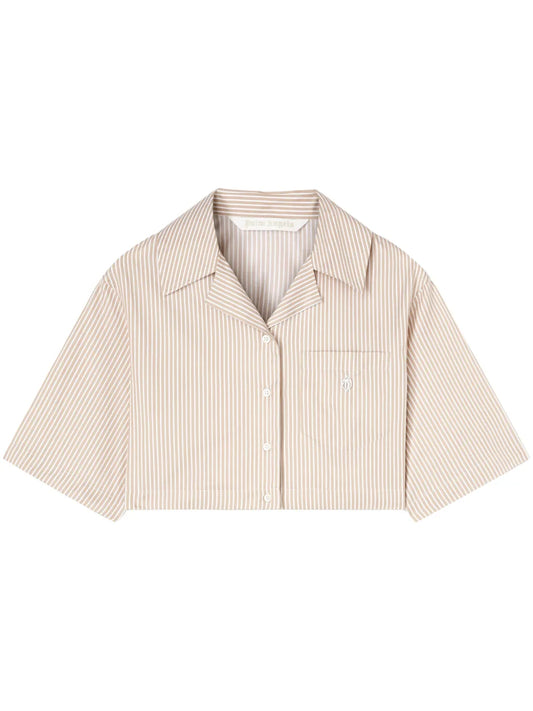 Logo Cropped Shirt