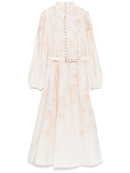 Crushed Midi Dress