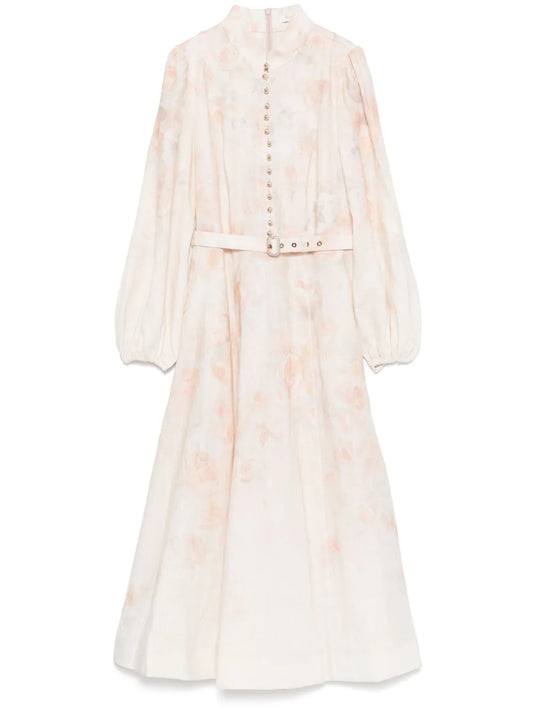 Crushed Midi Dress