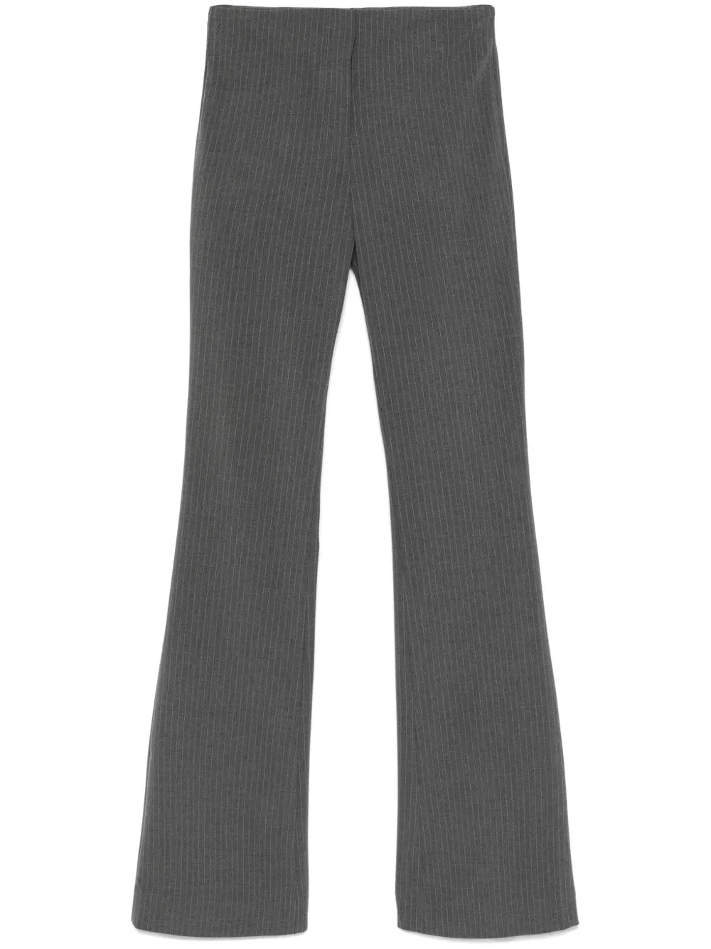Pinstriped Flared Trousers