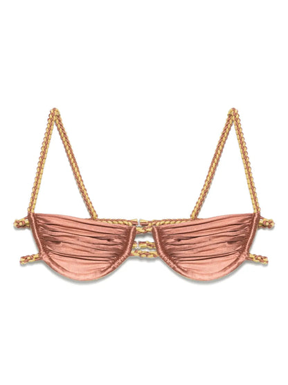 Double-Chain Bikini Top