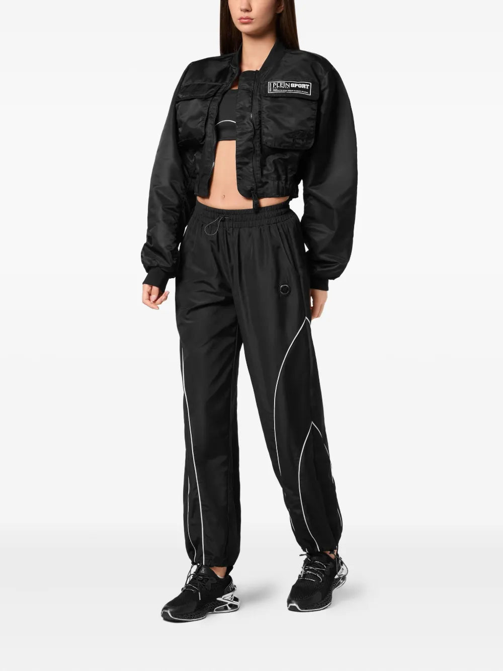 Cropped Bomber Jacket