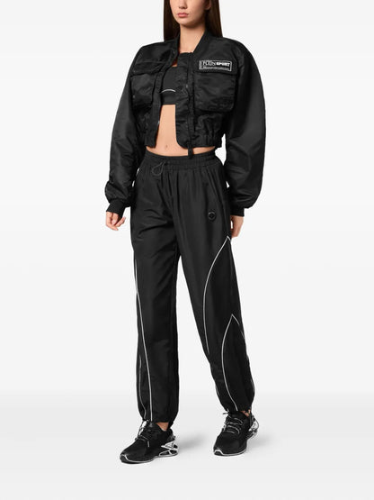 Cropped Bomber Jacket