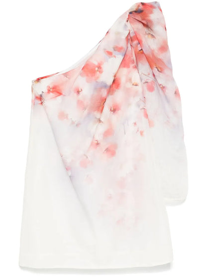 Crush Asymmetrical Mini Dress