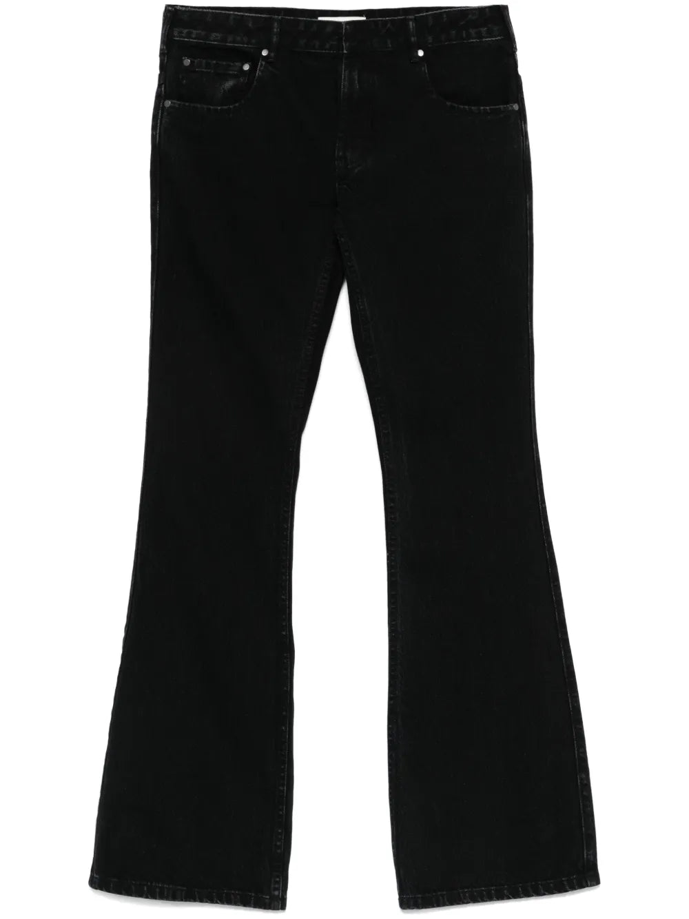 Mid-Rise Flared Jeans
