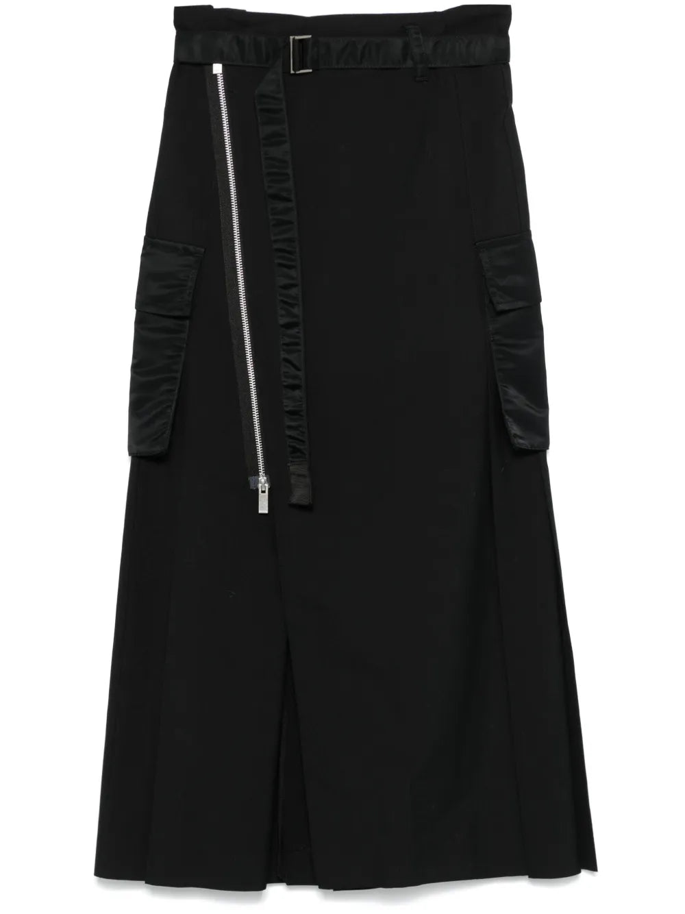 Pleated Midi Skirt