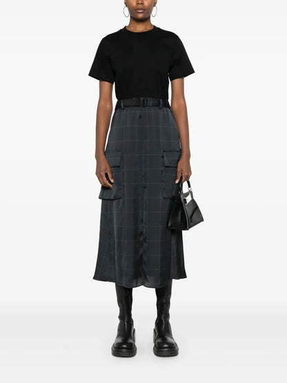 Panelled Maxi Skirt