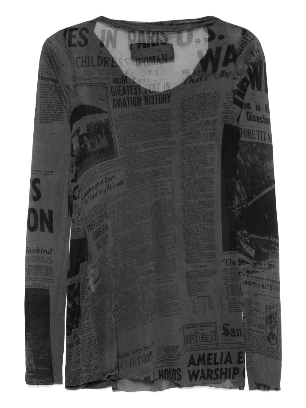 Newspaper-Print Top