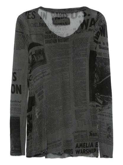 Newspaper-Print Top