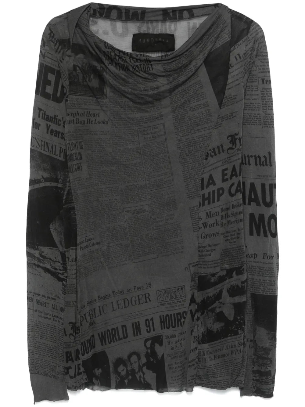 Newspaper-Print Top
