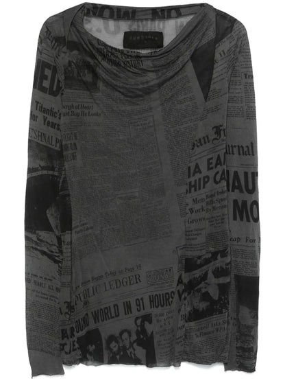 Newspaper-Print Top