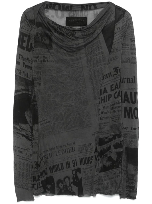 Newspaper-Print Top