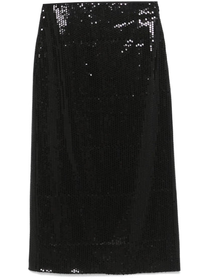 Sequinned Maxi Skirt