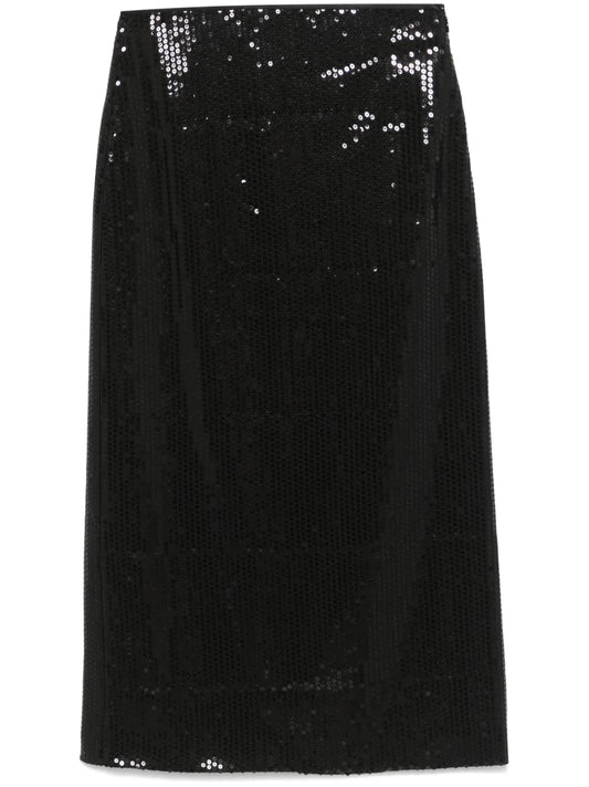 Sequinned Maxi Skirt