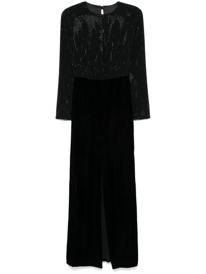 Rhinestoned Maxi Dress