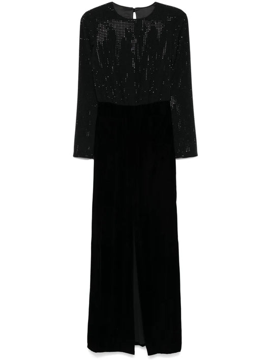 Rhinestoned Maxi Dress