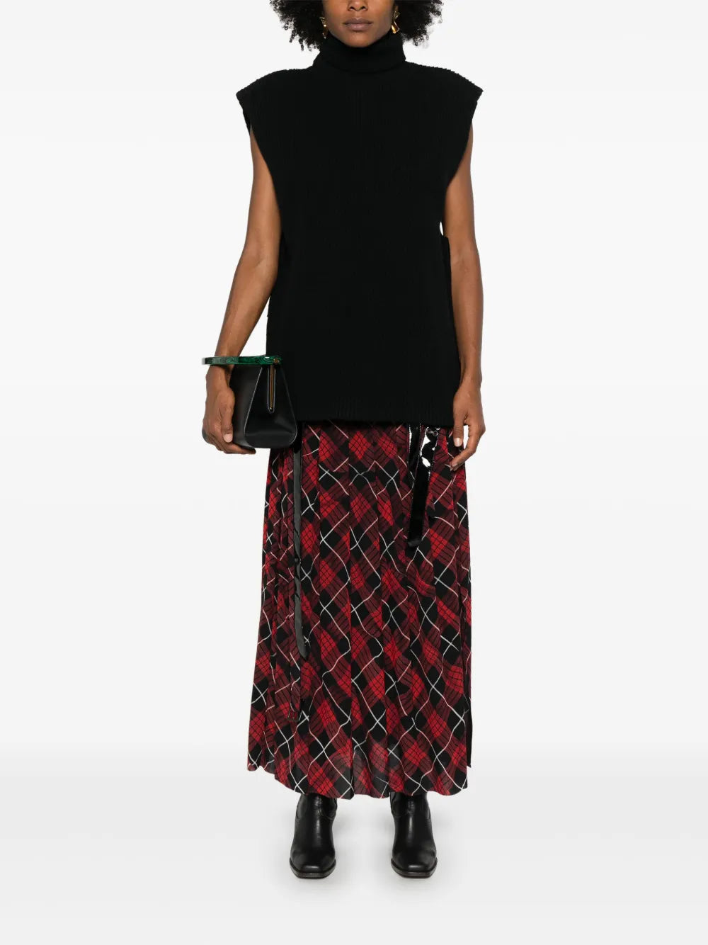 Ribbed Virgin Wool Vest