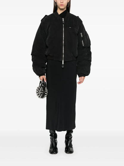 Calf Bias Midi Skirt