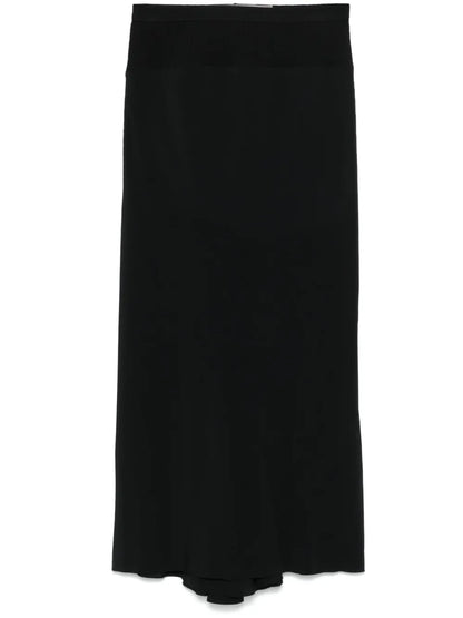 Calf Bias Midi Skirt