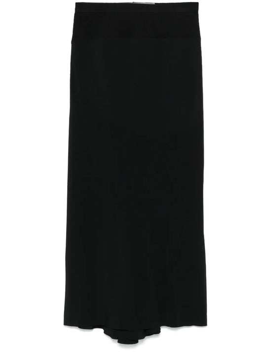 Calf Bias Midi Skirt
